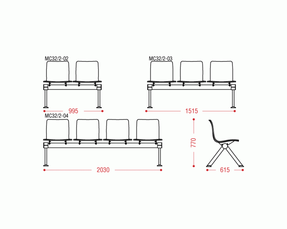 Многоместная секция Вектор PL МС32/2