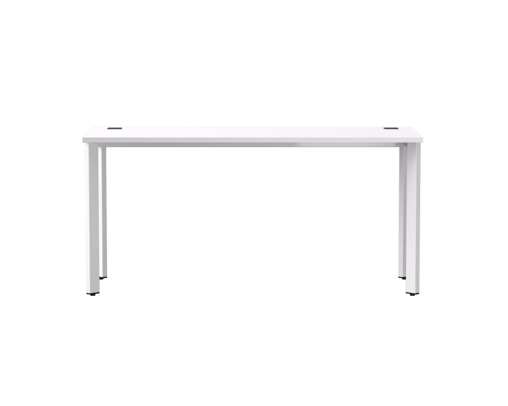 Стол прямой на металлокаркасе 1580х670х755 мм опоры 45гр Everprof EVO Белый/Белый