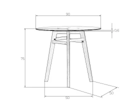 Стол обеденный HENRY'90 GLASS images