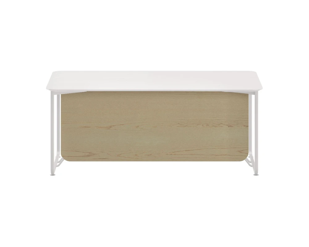 Стол руководителя с передней панелью лакированный 1800х625х12 Infinity