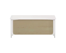 Стол руководителя с передней панелью матовый 1800х625х12 Infinity images