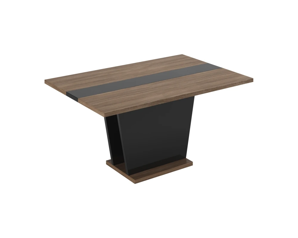 Брифинг-приставка/Элемент стола переговоров без каб. канала Асти П / Asti P Дуб урбан/Черный