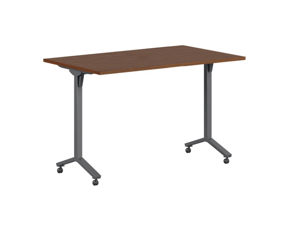 Стол мобильный складной 140 Trend Metal Орех