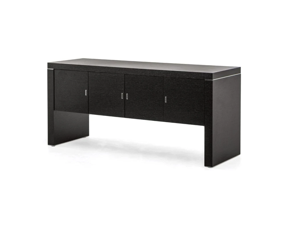 Греденция 4 двери шпон 180x60x82,5 Titano Черное дерево