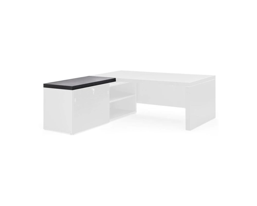 Топ приставки/опорной тумбы 110x60x6 Titano Черное дерево