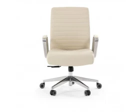 Кресло LINE/B Натуральная кожа, Бежевый images