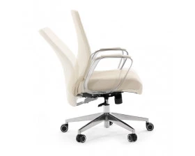 Кресло LINE/B Натуральная кожа, Бежевый images