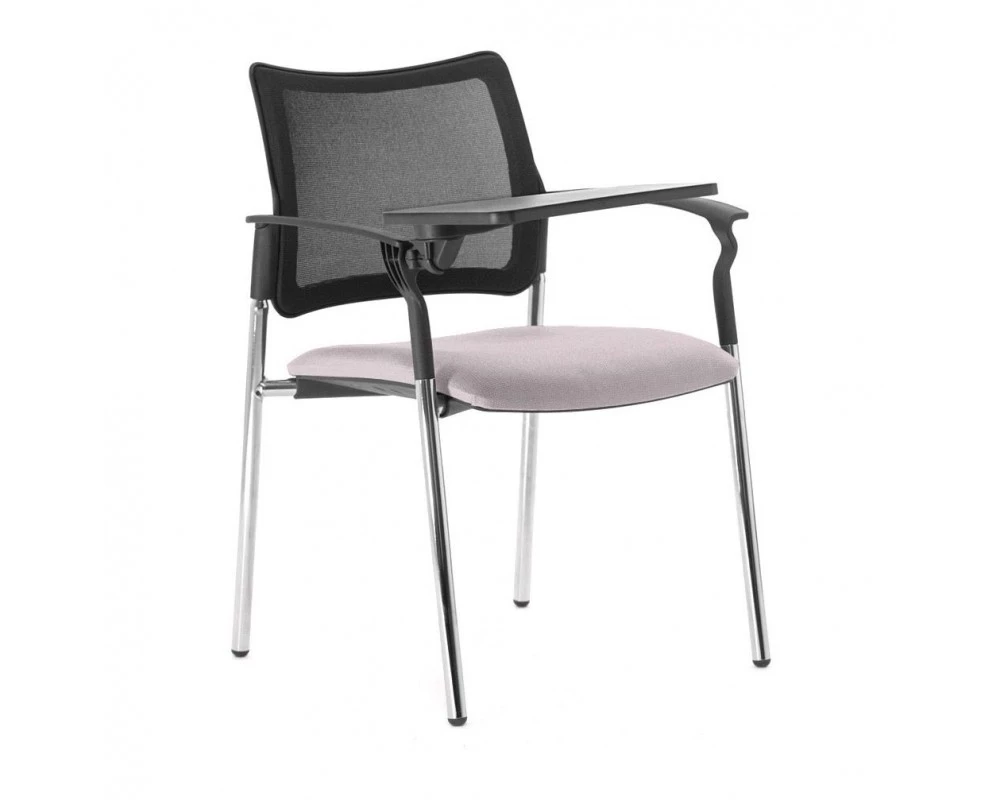 Кресло Pinko Mesh со столиком на опорах Сетка/Ткань, Черный/Серый