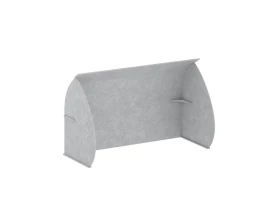 Кабина настольная скругленная на стол VE.KB2-118.8 1180x800x1000 AcustiX images