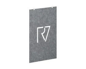 Подвесная пергородка с фигурными вырезами VE.PPRF-120.19 1200x12x1980 Акустикс / AcustiX images