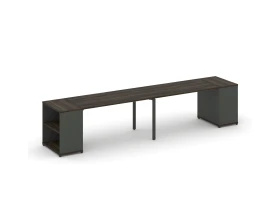 Рабочая станция с опорными стеллажами CN.ORS-204 4000x720x750 Концепт / Concept images