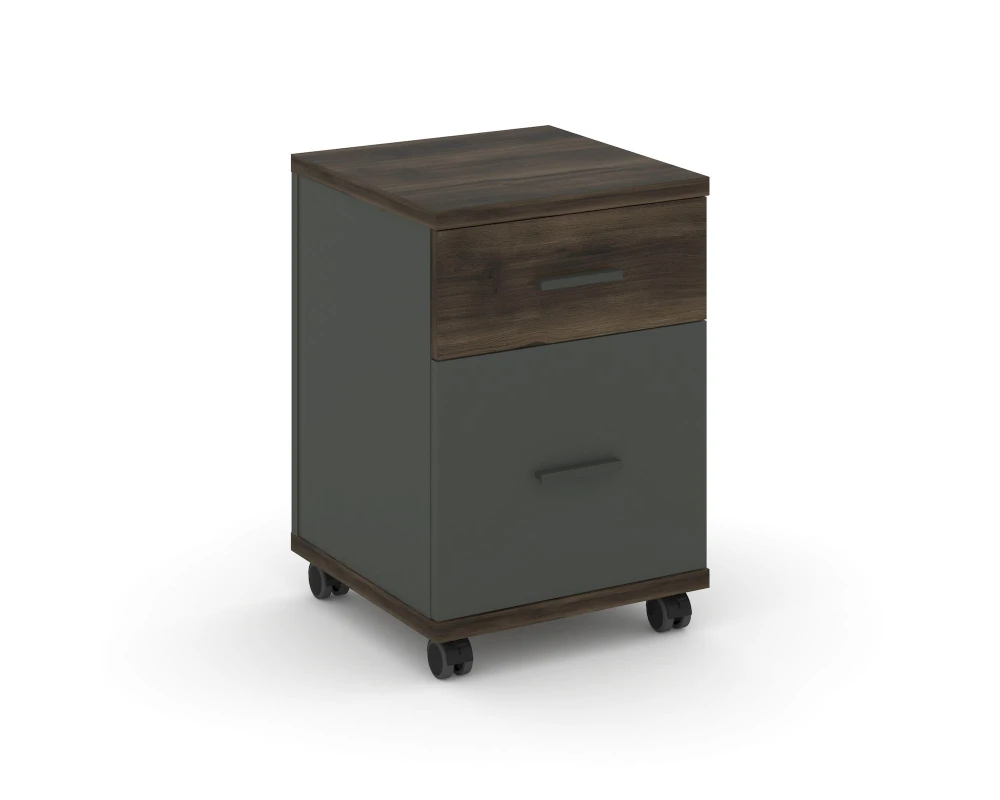 Тумба мобильная 1 ящ. 1 распаш. фасад CN.TUM-009 A 420x420x615 Концепт / Concept