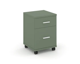 Тумба мобильная 1 ящ. 1 распаш. фасад CN.TUM-009 W 420x420x615 Концепт / Concept images