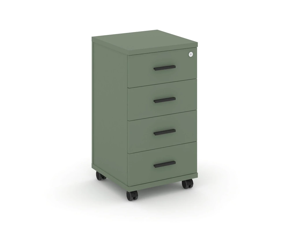 Тумба мобильная 4 ящ. CN.TUM-005 B 420x420x782 Концепт / Concept