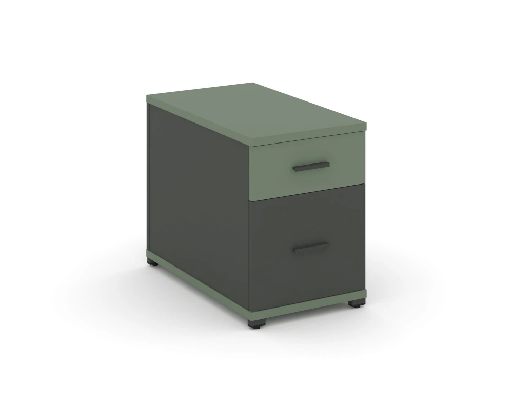 Тумба опорная/приставная 1 ящ. 1 распаш. фасад CN.TGO-004 A 420x720x583 Concept