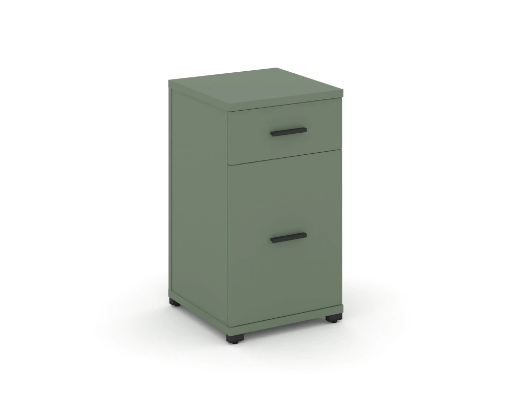 Тумба опорная/приставная 1 ящ. 1 распаш. фасад CN.TUO-005 B 420x420x750 Концепт / Concept