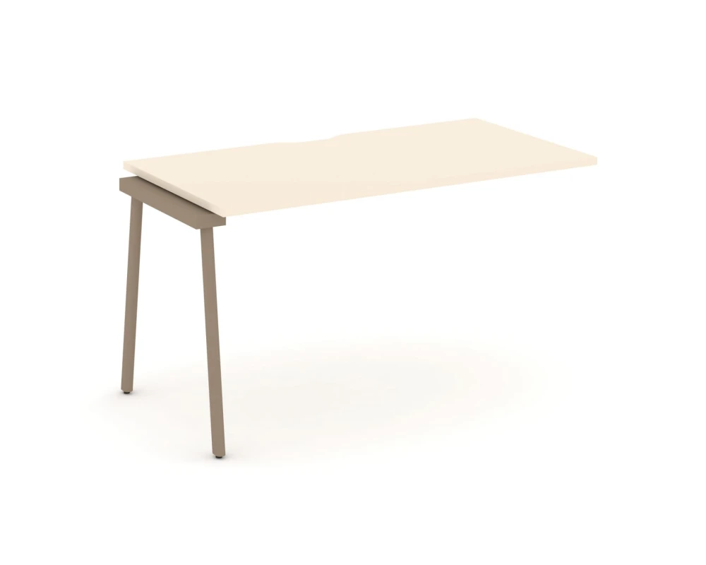 Наборный элемент рабочей станциии с вырезом на плоскоовальной трубе 138x73x75 Эстетика / Estetica