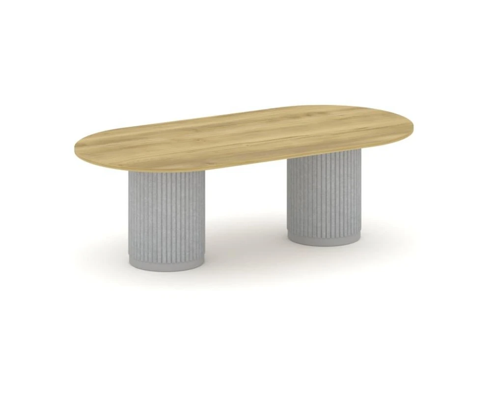 Стол переговорный овальный PR.C.SPRG-007.D 2400х1200х750 Фелто / Felto