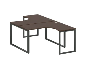 Рабочая станция криволинейная на О-образном м/к 140x243,5x75 Метал Систем / Metal System images