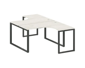 Рабочая станция криволинейная на О-образном м/к 140x243,5x75 Метал Систем / Metal System images