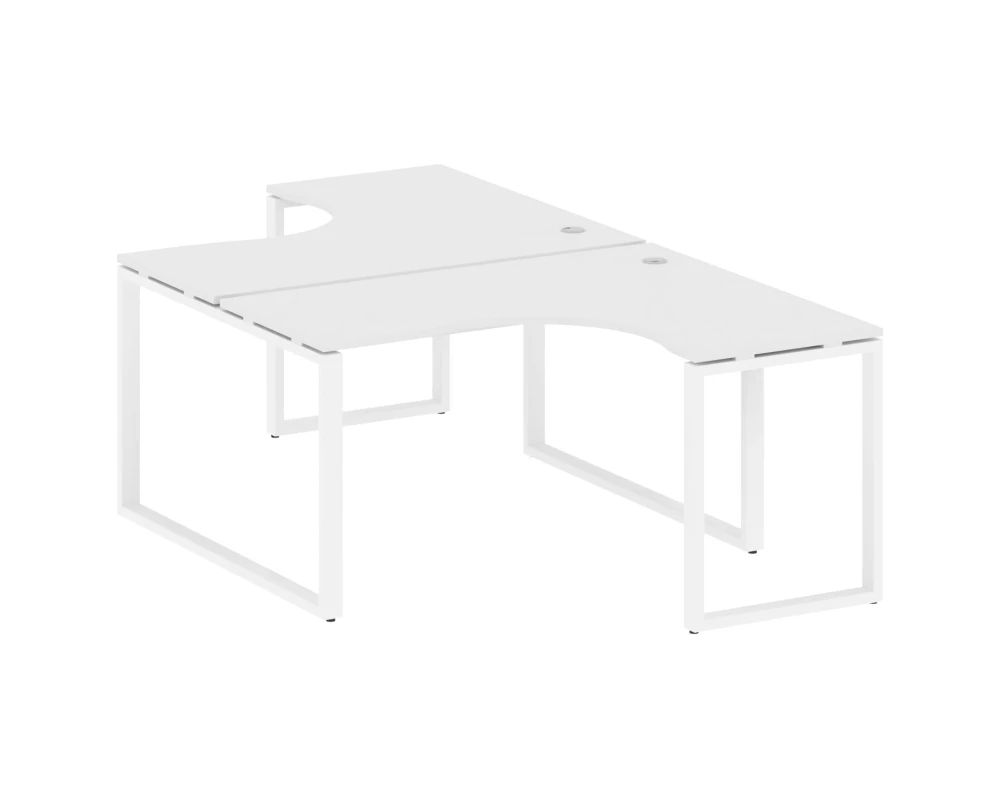 Рабочая станция криволинейная на О-образном м/к 140x243,5x75 Метал Систем / Metal System