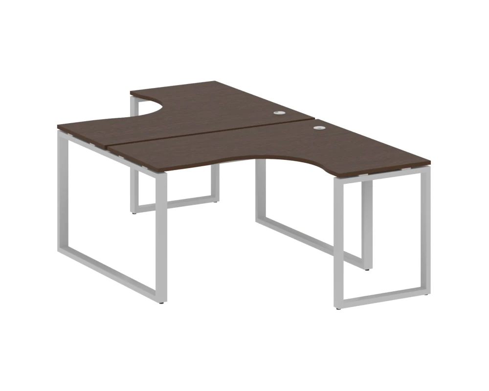 Рабочая станция криволинейная на О-образном м/к 140x243,5x75 Метал Систем / Metal System