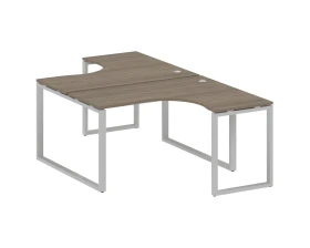 Рабочая станция криволинейная на О-образном м/к 140x243,5x75 Метал Систем / Metal System images