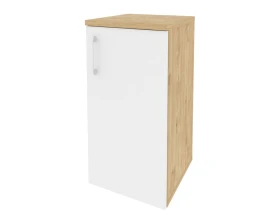 Шкаф низкий узкий правый (1 низкий фасад ЛДСП) 400x420x823 Оникс / Onix images