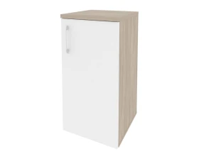 Шкаф низкий узкий правый (1 низкий фасад ЛДСП) 400x420x823 Оникс / Onix images