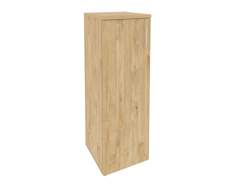 Шкаф средний узкий левый (1 средний фасад ЛДСП) 400x420x1207 Оникс / Onix