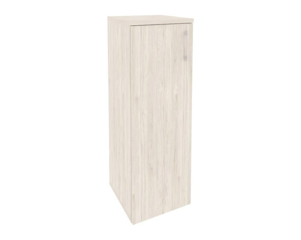 Шкаф средний узкий левый (1 средний фасад ЛДСП) 400x420x1207 Оникс / Onix