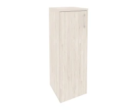 Шкаф средний узкий левый (1 средний фасад ЛДСП) 400x420x1207 Оникс / Onix images
