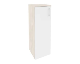 Шкаф средний узкий левый (1 средний фасад ЛДСП) 400x420x1207 Оникс / Onix images