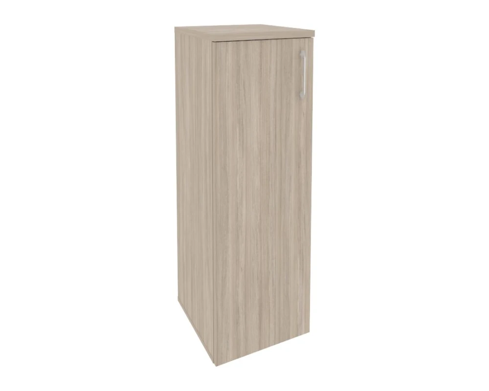 Шкаф средний узкий левый (1 средний фасад ЛДСП) 400x420x1207 Оникс / Onix