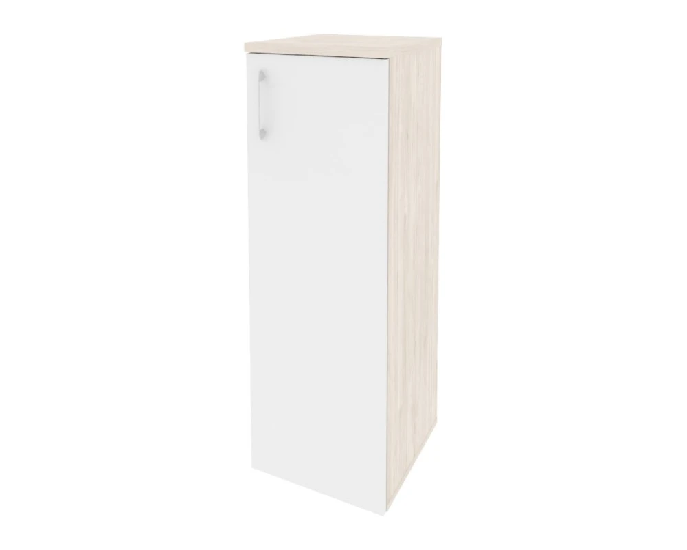 Шкаф средний узкий правый (1 средний фасад ЛДСП) 400x420x1207 Оникс / Onix