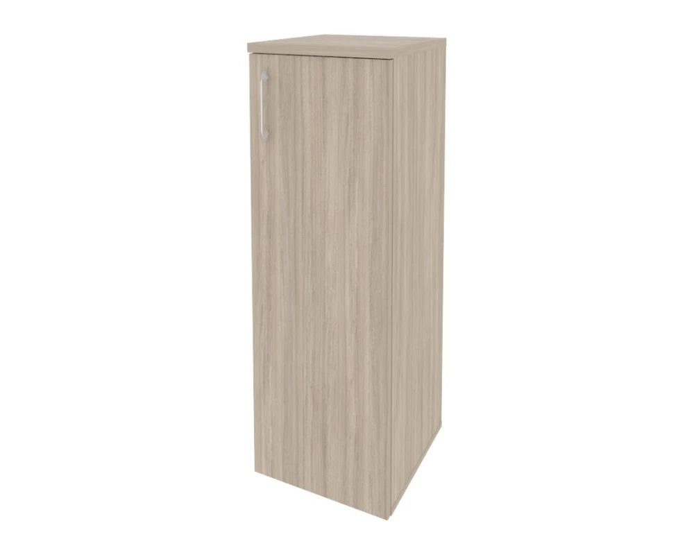 Шкаф средний узкий правый (1 средний фасад ЛДСП) 400x420x1207 Оникс / Onix