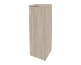 Шкаф средний узкий правый (1 средний фасад ЛДСП) 400x420x1207 Оникс / Onix images