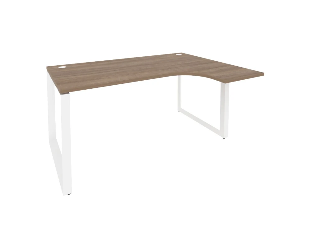 Стол эргономичный правый на О-образном м/к 1580x1180x750 (800/460) Оникс / Onix