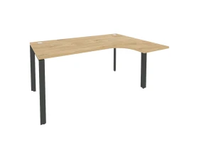 Стол эргономичный правый на П-образном м/к 1580x1180x750 (800/460) Оникс / Onix images