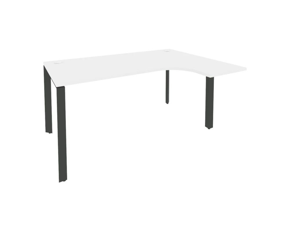 Стол эргономичный правый на П-образном м/к 1580x1180x750 (800/460) Оникс / Onix