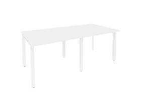 Стол переговорный (2 столешницы) на П-образном м/к 1960x980x750 Оникс / Onix images