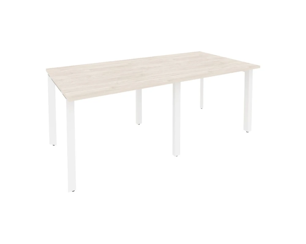 Стол переговорный (2 столешницы) на П-образном м/к 1960x980x750 Оникс / Onix