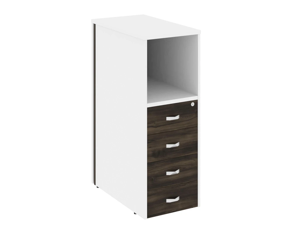 Тумба 4 ящика завершающая, левая Оникс / Onix