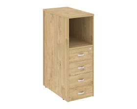 Тумба 4 ящика завершающая, левая Оникс / Onix images