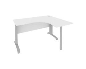 Стол офисный угловой правый металлокаркас 1400x1200x755 Рива / Riva images