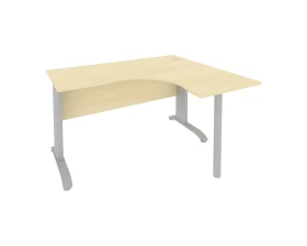 Стол офисный угловой правый металлокаркас 1400x1200x755 Рива / Riva images