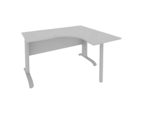 Стол офисный угловой правый металлокаркас 1400x1200x755 Рива / Riva images