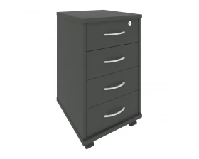 Тумба подкатная 4 ящика с замком Riva images