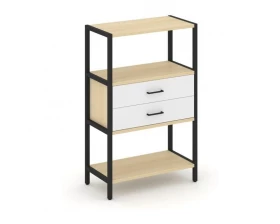 Односекционный стеллаж трехярусный с ящиками 810х400х1246 Shelf System images