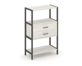 Односекционный стеллаж трехярусный с ящиками 810х400х1246 Shelf System images